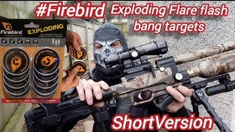 Testing The SonicBoom Firebird FlashBang Exploding Targets #shortvideo