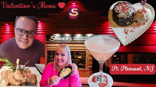 Sinner s Steakhouse Valentine s Menu Amazing THEMING Point Pleasant NJ