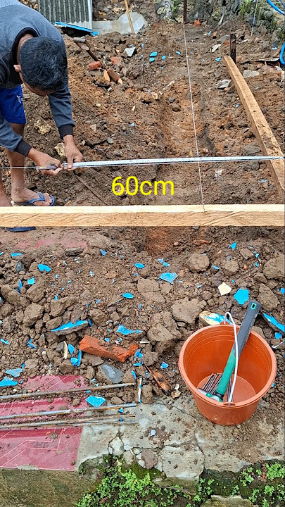 cara siku pondasi #construction
