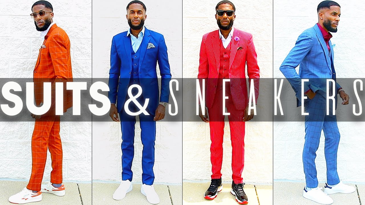 How To Pull Off Suit With Sneakers | Suits and sneakers, Sneakers men  fashion, Mens suit style
