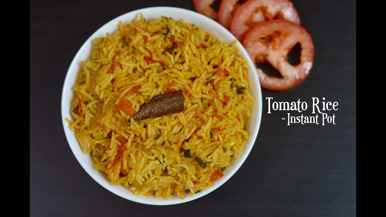 Instant Pot Tomato Ricetomato Rice Using Coconut Milktomato Biryani