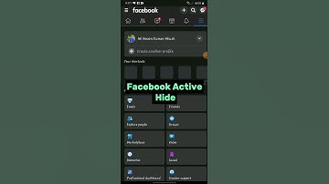 🎈Facebook Active Hide. #youtubeshorts #facebookpost #shortcuts