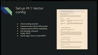 Practical Vector Search   Configuration, Tuning, RAG, and the Road Ahead   Eric Davila Update