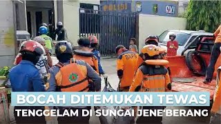 Bocah Tenggelam di Sungai Jene'berang Ditemukan