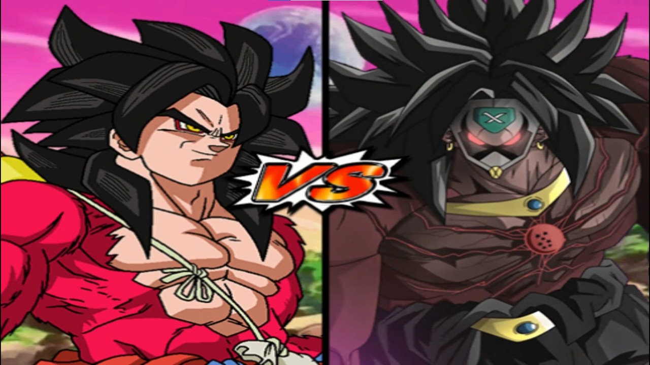 DBZ Budokai Tenkaichi 3 Mod (Goku Super Saiyan 4 vs Broly Super Saiyan 4) #goku #gaming #broly