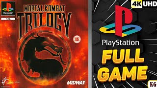 Mortal Kombat Trilogy [PS1] Longplay Walkthrough Playthrough Movie FULL GAME [4K60ᶠᵖˢ UHD🔴]