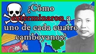 ¿Por qué ocurrió el GEN0CIDIO CAMBOYANO? ☠️ 🇰🇭 - El Mapa de Sebas