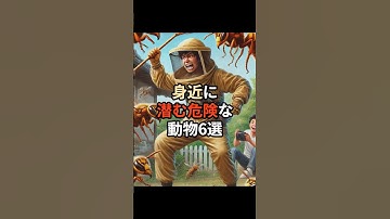 身近に潜む危険な動物6選#生成ai #ai #チャットgpt #chatgpt #動物