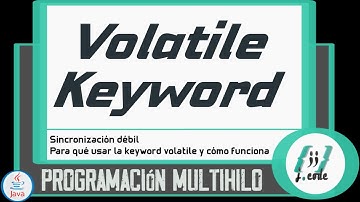 Programación Multi-THREAD en Java | palabra reservada VOLATILE | Cómo usar volatile para sincronizar