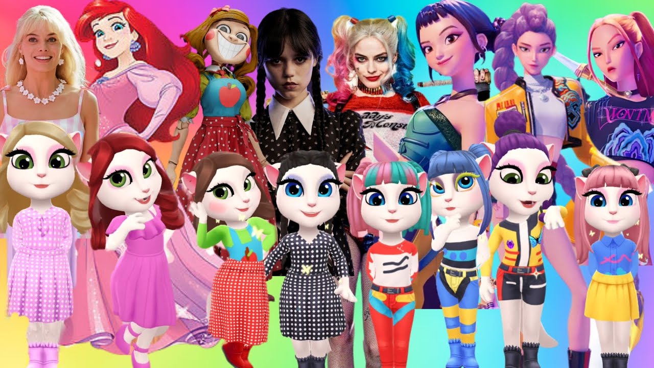 Barbie vs Wednesday vs Kpop Demon Hunter #newupdate#games