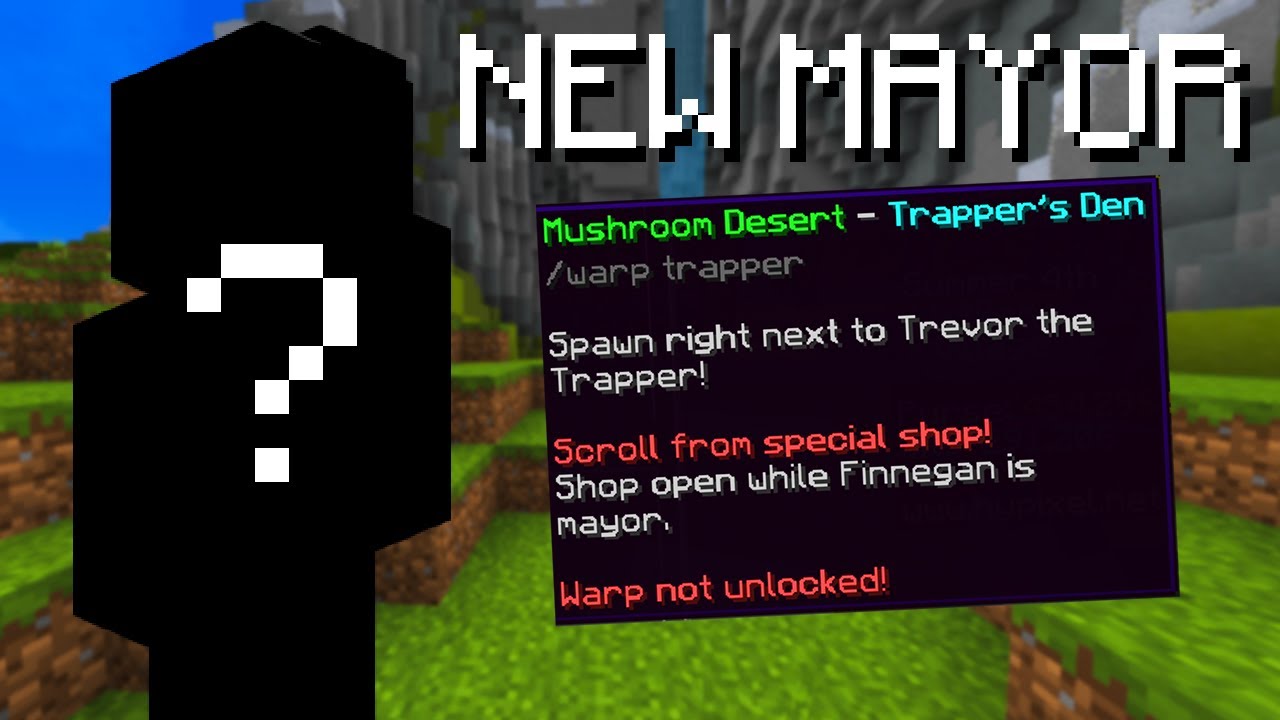 NEW Mayor Added To The Game Pelts Update Hypixel Skyblock News new-mayor-added-to-the-game-pelts-update-hypixel-skyblock-news