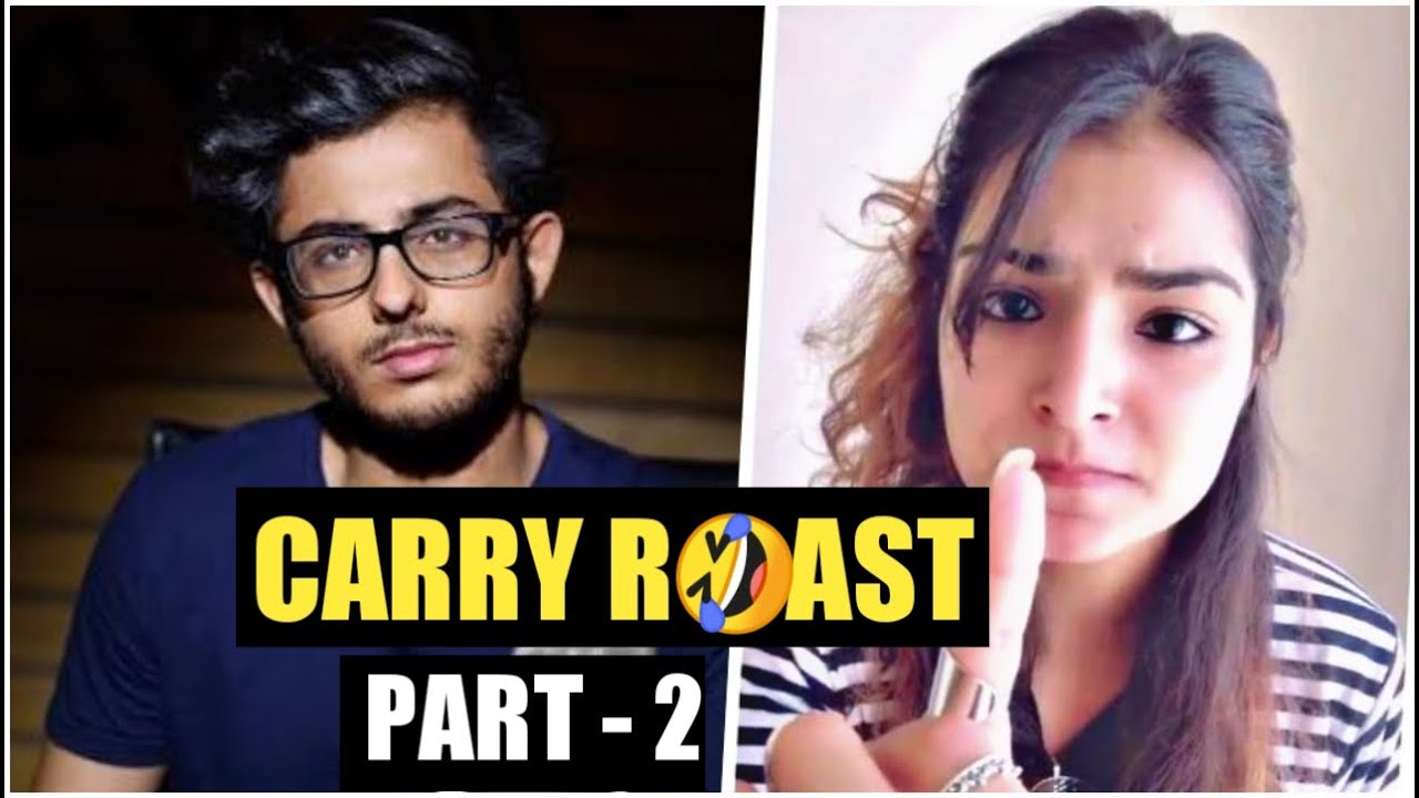 Carryminati Roasted By Tiktok Girl 