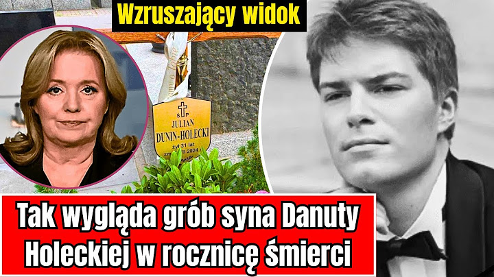 Grób syna Holeckiej w rocznicę śmierci. Tak uczczono jego pamięć