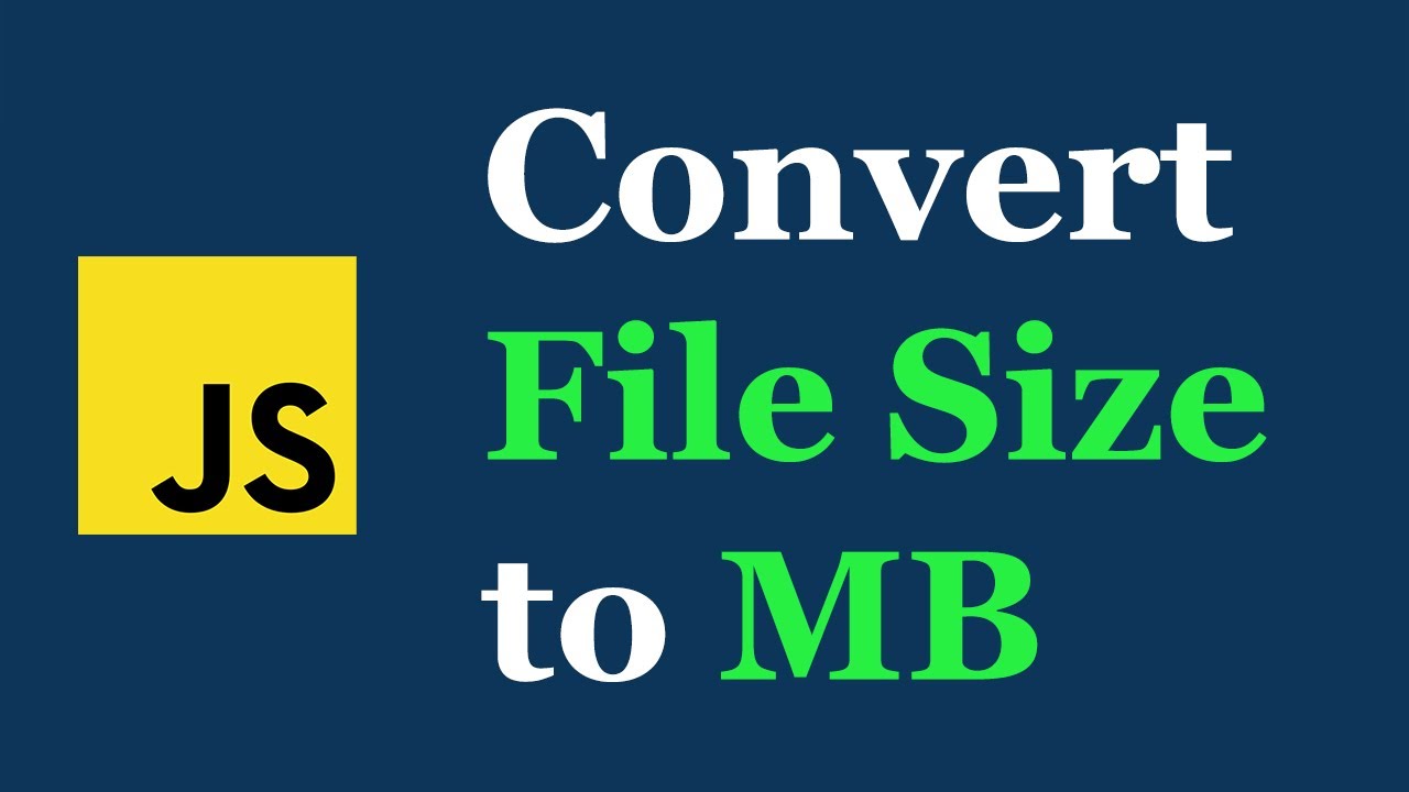 how to convert file sizes