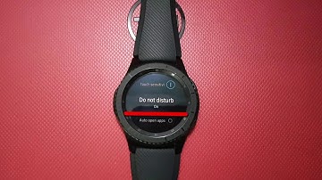 How to Enable or Disable Do not disturb now on Samsung Gear S3