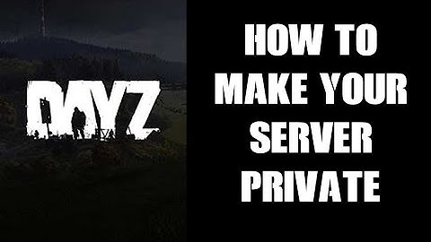 How To Make Your Nitrado Community Xbox PlayStation DayZ Server PRIVATE With A Password Or Whitelist