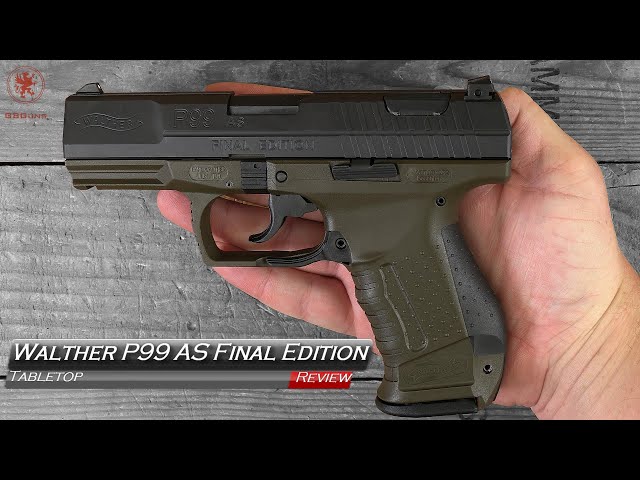 Walther P99 AS Final Edition Tabletop Review and Field Strip - YouTube