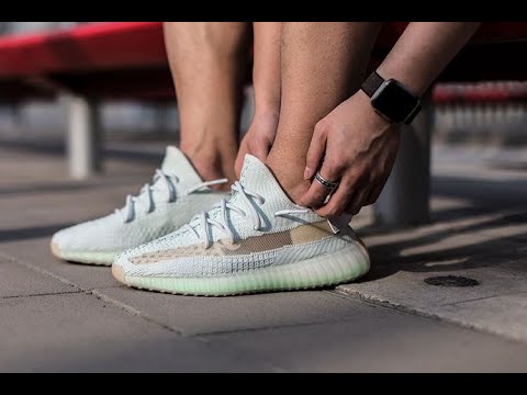 Yeezy 350 V2 HyperSpace (Review) Cleaning Results - YouTube