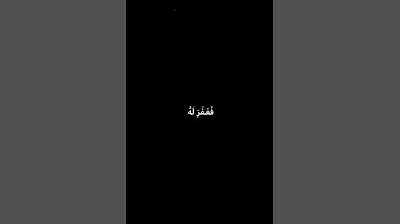 قَالَ رَبِّ إِنِّي ظَلَمْتُ نَفْسِي 💙 كرومات قران كريم شاشة سوداء