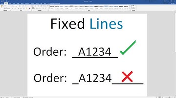 How to Type on a Line Without It Moving in Word