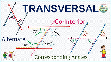 HOW ANGLES are formed by PARALLEL LINES cut by a transversal? (PART 1)