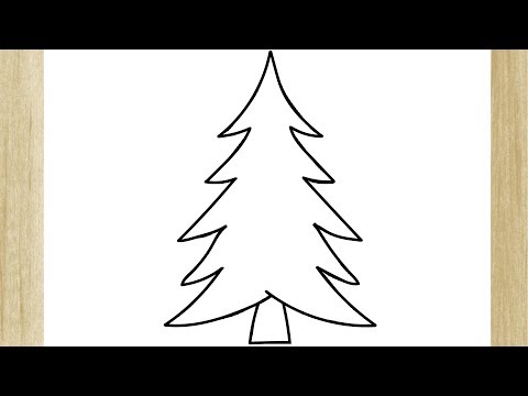 Video: Cómo Dibujar Una Rama De Un árbol De Navidad