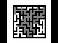 10x10 Aldous Broder maze solved with A Star with Euclidean distance