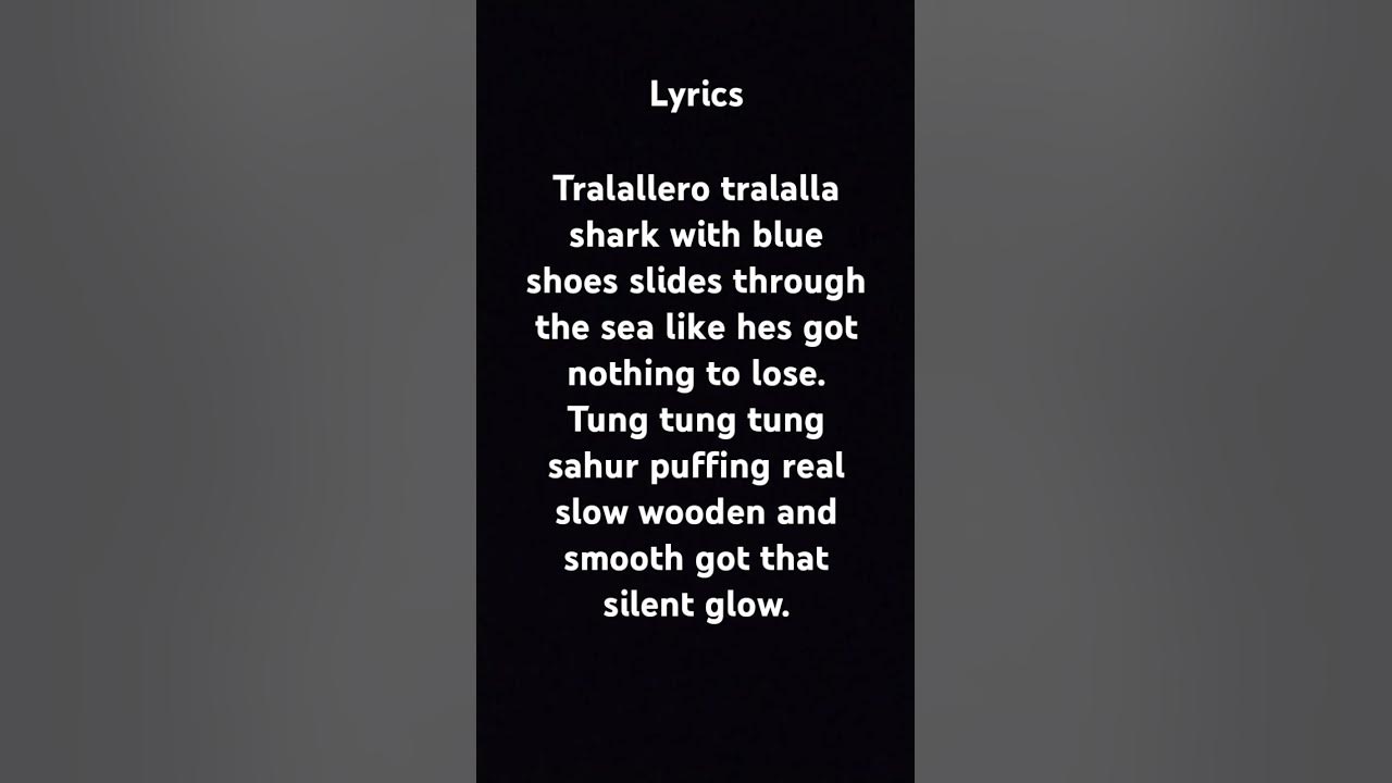 Italian brainrot song lyrics