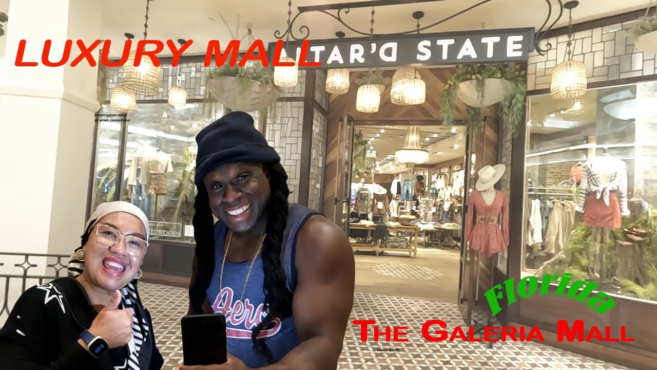 The Luxury Mall at Fort Lauderdale / The Galeria Mall Walking Tour / Florida
