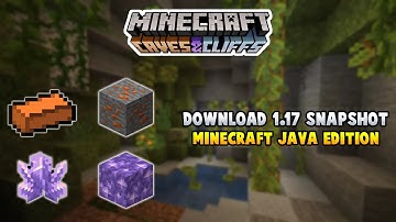 How To Download The 1.17 SNAPSHOT In Minecraft Java Edition.
