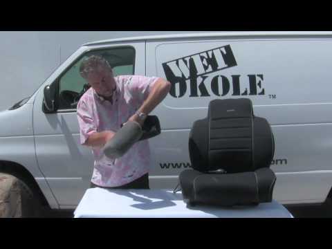 Vídeo: Onde são feitas as capas dos assentos da Wet Okole?