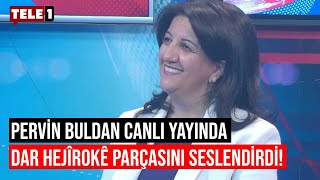 Pervin Buldandan Aynur Doğana Destek Canlı Yayında Dar Hejîrokê Türküsünü Seslendirdi
