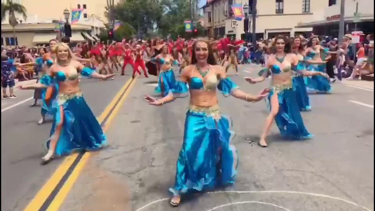 Belly Dance - Samba Fusion - Santa Barbara's Summer Solstice Parade