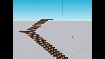 How to Create Cantilever Staircase in SketchUp | SketchUp for Beginners | Civil Knowledge Tamil