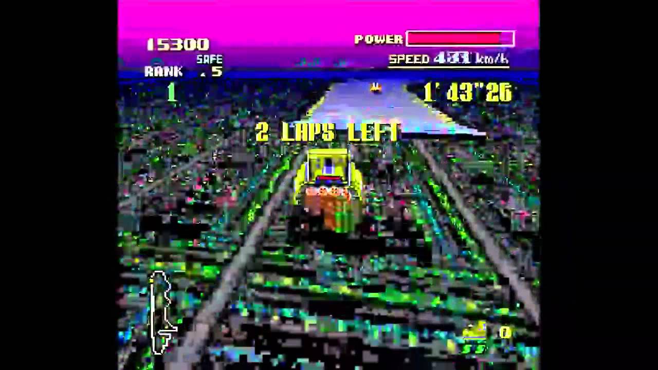 T-man plays F-zero (part 3) - The Quick Gold Fox jumps off the lazy track