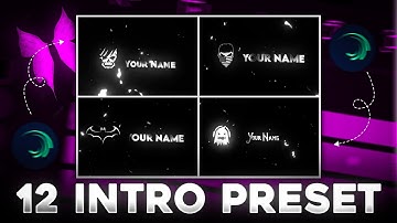 Top 12 Outro Preset On Alight Motion | How To Make Intro | Png Outro Present | #intro