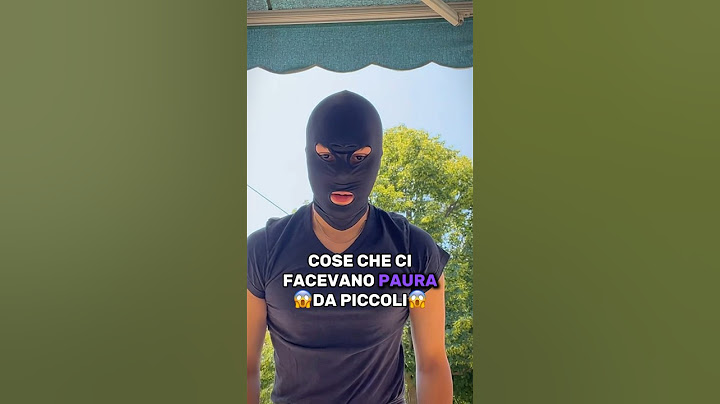 COSE CHE CI FACEVANO PAURA DA PICCOLI😱👹