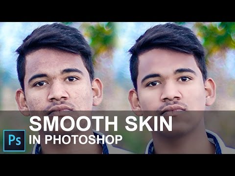 How to SMOOTH SKIN in Photoshop CC  Tutorial [ In Hindi ]