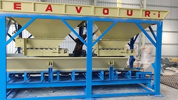 Fully Automatic Fly Ash Brick Making Plant #Automatic  Material Batching System .