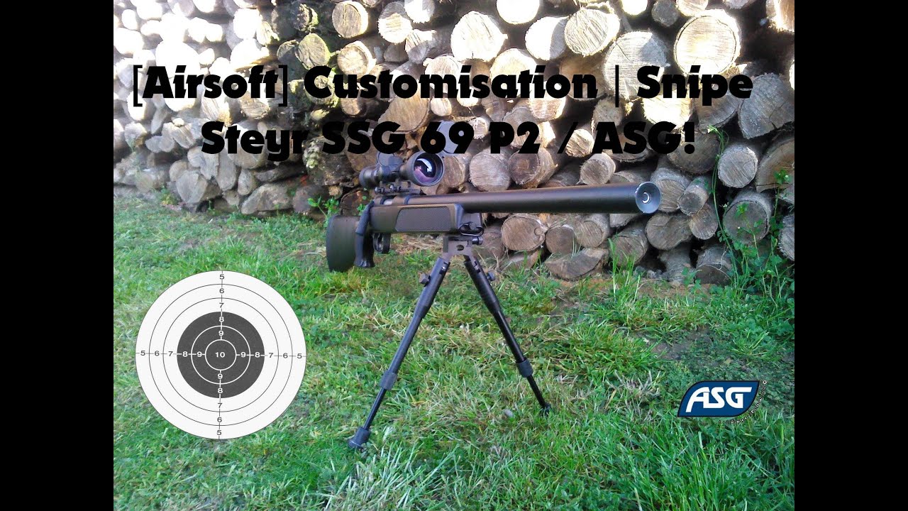Sniper Steyr SSG 69 AIRSOFT mannlicher P2 ASG 15433
