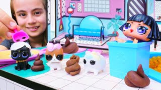 Lol Bebek Ile Kız Videoları - Seçkin Bölümler Barbie Ile Kızlar Için Temizlik Yapma Oyunu