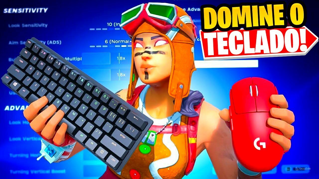 COMO MELHORAR MUITO no MOUSE E TECLADO em 15 MINUTOS no FORTNITE ...