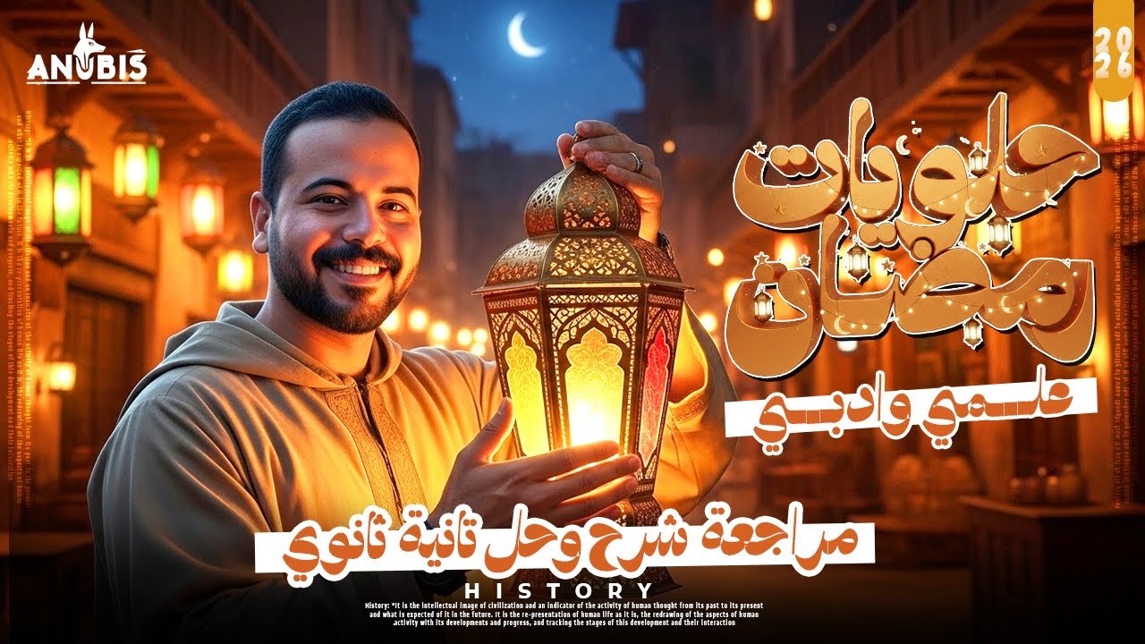 مراجعه الوحده الثالثه تاريخ تانيه ثانوي | علمي ـ ادبي | دفعه 2026 ـ أنوبيس التاريخ ( شهر فبراير )