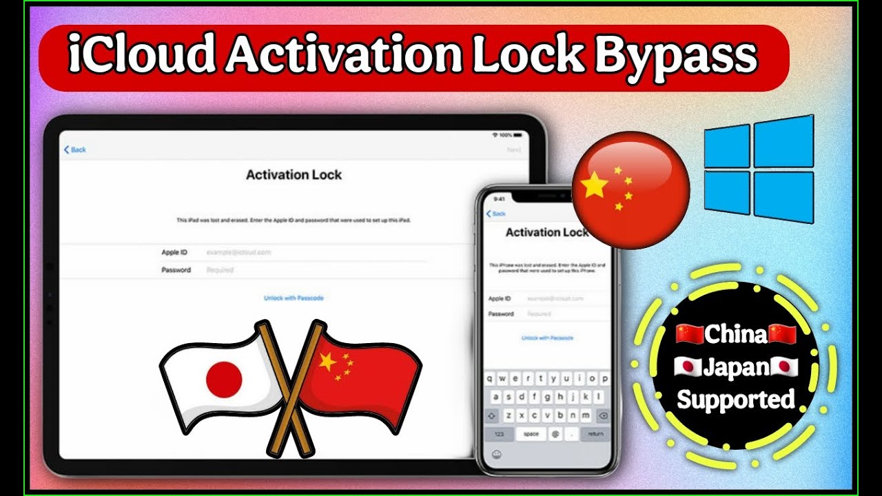 Global🌍 China🇨🇳 Models A12 + iPhone & iPad iCloud Bypass Windows Tool | FRPFILE Activator