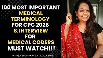 Beginner Medical Coding Terms You MUST Know | CPC Exam 2026 Study Material