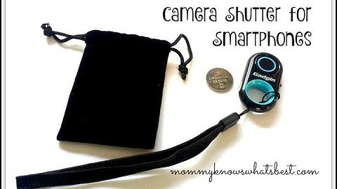 Bluetooth Remote Control Camera Shutter for Smartphones or Tablets