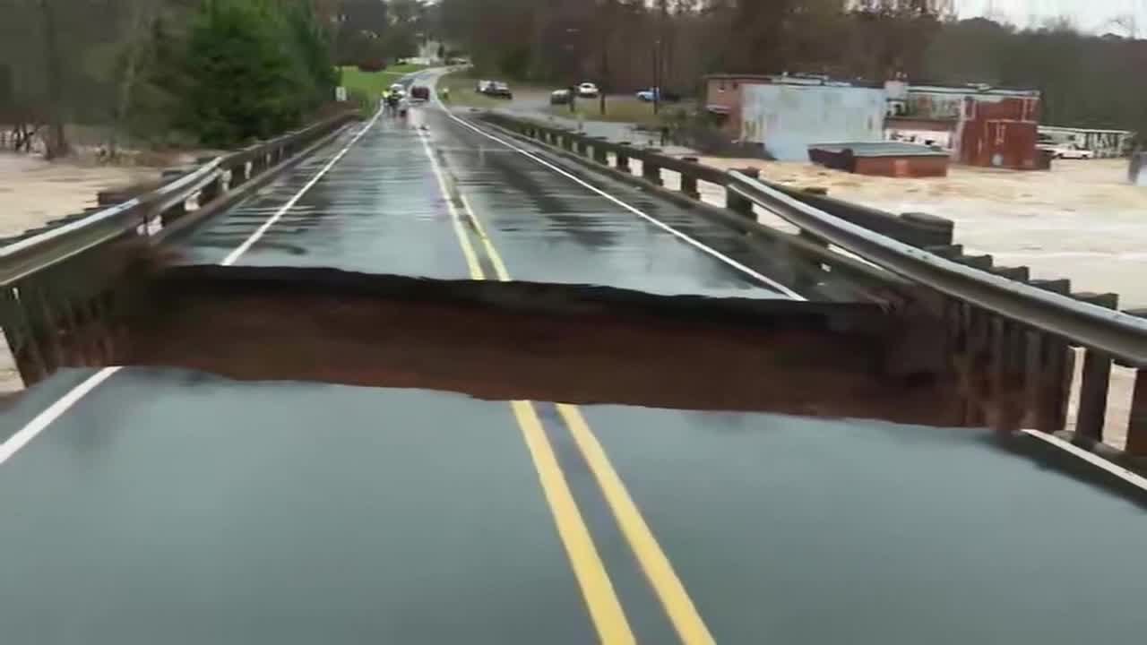 NC bridge collapses YouTube