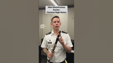 Mini Masterclass: High notes on clarinet!