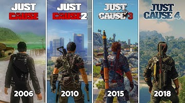 Just Cause vs Just Cause 2 vs Just Cause 3 vs Just Cause 4 - Physics and Details Comparison