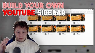 How to create the Youtube Sidebar Part 2 (React, NodeJS)